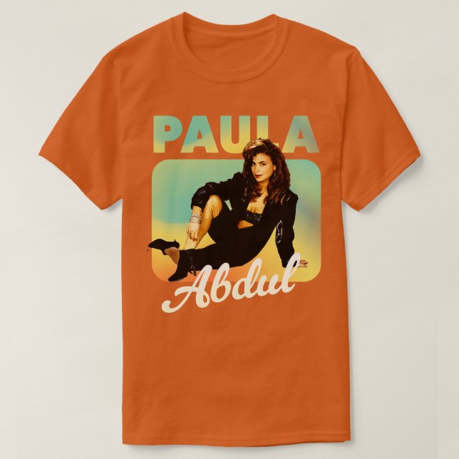 Camiseta Paula Abdul Retro Vintage (Diseño del anverso)
