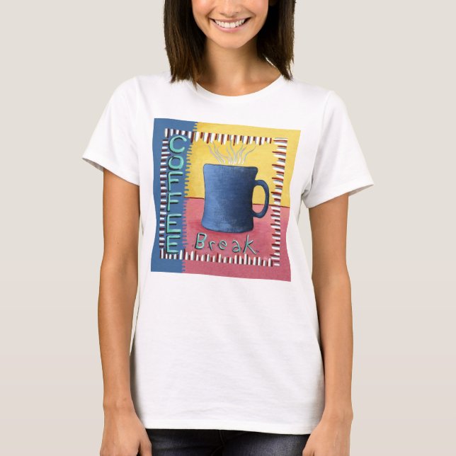 Camiseta Pausa de café (Anverso)