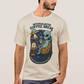 Camiseta Pausa de café intergaláctico