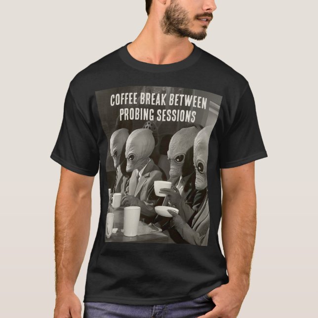Camiseta Pausa en el café por secuestro de extranjeros (Anverso)