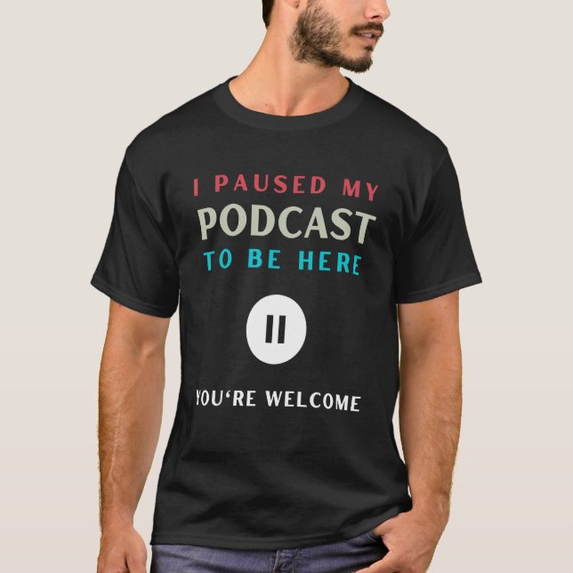 Camiseta Pausa mi podcast Fanatic (Anverso)