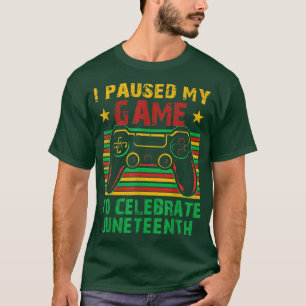 Camiseta Pausar Mi Juego Para Celebrar El Vide Gamer De Jun