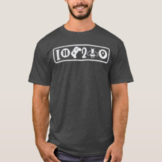 Camiseta Pausé mi juego para estar aquí Iconos Hombres geni