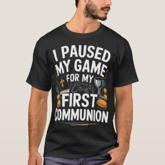Camiseta Pausé Mi Juego Para Mi Videojuego De La Primera Co