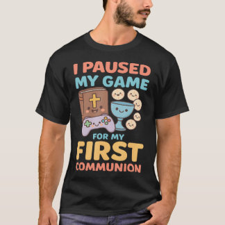 Camiseta Pausé Mi Juego Para Mi Videojuego de Primera Comun
