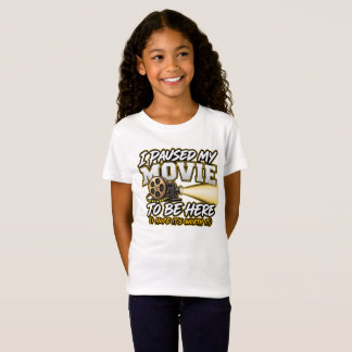 Camiseta Pausé mi película para estar aquí