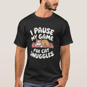Camiseta Pauso mi juego por mimos de gato Castigo Amante de