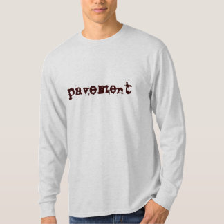 Camiseta pavimento