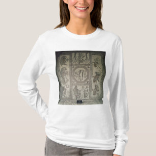 Camiseta Pavimento de mosaico del chalet romano en el punto