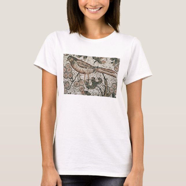 Camiseta Pavimento del suelo que representa a un pájaro, si (Anverso)