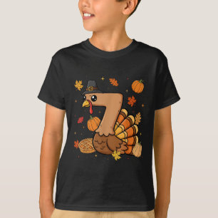 Camiseta Pavo 7 Día de Acción de Gracias Calabaza Gen Z Alp