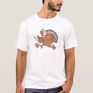 Camiseta pavo asustado