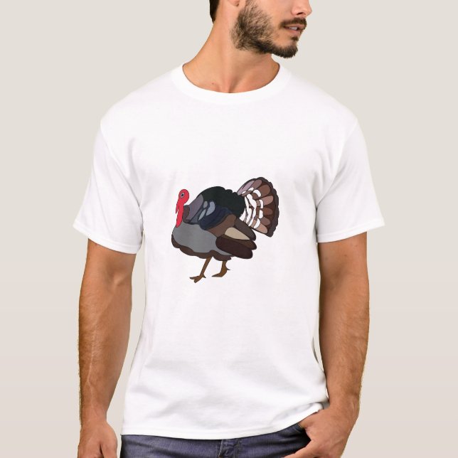 Camiseta Pavo Ave Pavo (Anverso)