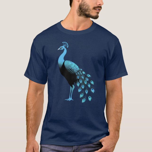 Camiseta Pavo Azul (Anverso)