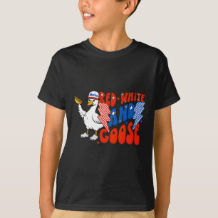 Camiseta Pavo Caliente Rojo Blanco Y Feroz Perro Caliente D