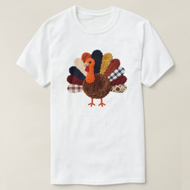 Camiseta Pavo de Acción de Gracias (Diseño del anverso)