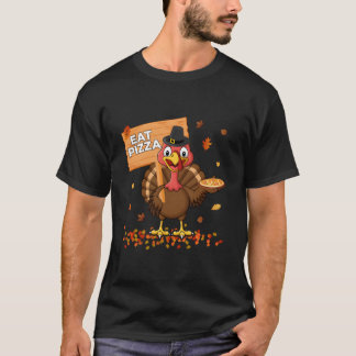 Camiseta Pavo de Acción de Gracias Come Pizza