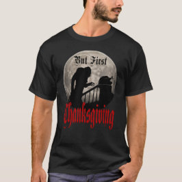 Camiseta Pavo de Acción de Gracias divertido del Conde Drác