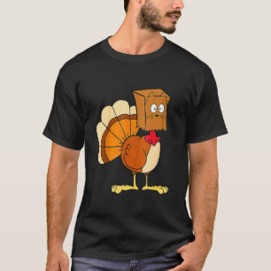 Camiseta Pavo de Acción de Gracias Gato Falso Maullar Gato