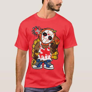 Camiseta Pavo de mujer Película de terror Día de Acción de