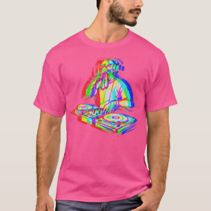 Camiseta Pavo de Música House Turquía Ilusión Óptica Edm Dí