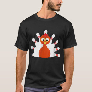 Camiseta pavo deportivo y bolera - acción de gracias