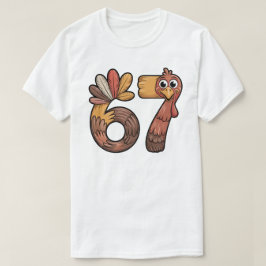 Camiseta Pavo divertido 6 7, meme del día de acción de grac
