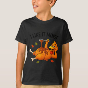 Camiseta Pavo Divertido De Acción De Gracias Me Gusta Húmed