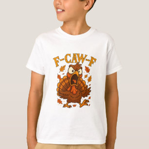 Camiseta Pavo divertido humor F-caw-f cita Día de Acción de