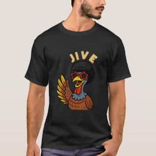 Camiseta Pavo Jive Retro Divertido Día de Acción de Gracias