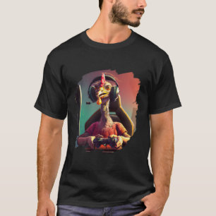Camiseta Pavo Juego De Video Jugador De Pavo De Acción De G