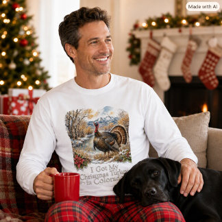Camiseta Pavo Navidad Colorado Vida Silvestre