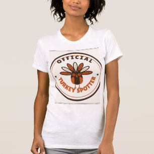 Camiseta Pavo oficial Spotter Birdwatcher Día de Acción de