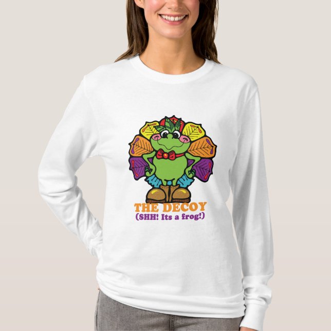 Camiseta pavo rana señuelo (Anverso)