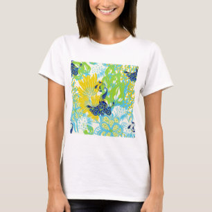 Camiseta pavo real
