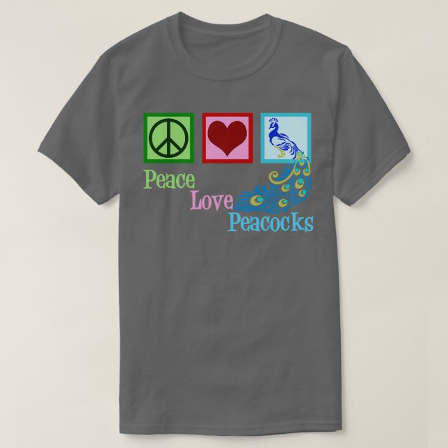 Camiseta Pavo real (Diseño del anverso)