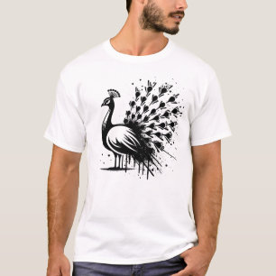 Camiseta Pavo real