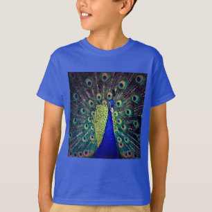 Camiseta Pavo Real Azul Cobalto