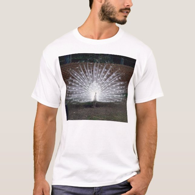 Camiseta Pavo real del albino (Anverso)