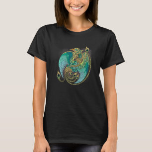 Camiseta Pavo real Ohm Yoga Tercer Ojo Isha Hindú Linga  1
