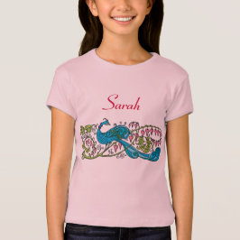 Camiseta Pavo real personalizado del vintage