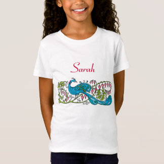 Camiseta Pavo real personalizado del vintage