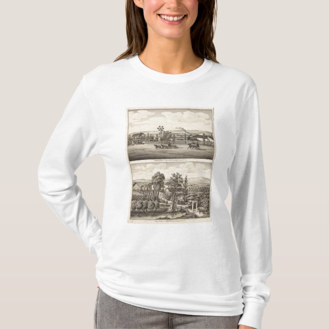Camiseta Pavo real res, cañada del sauce (Anverso)