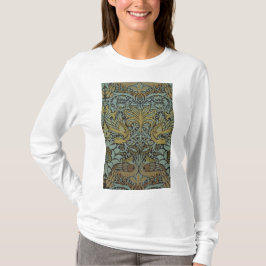 Camiseta Pavo real y dragón (por William Morris)