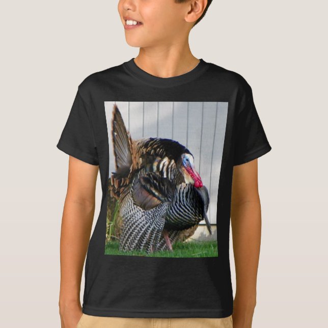 Camiseta pavo salvaje (Anverso)