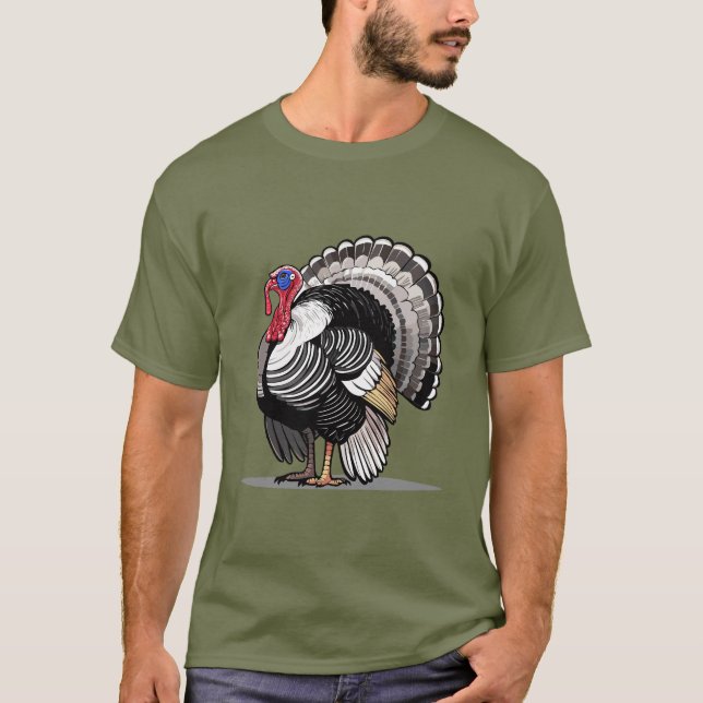 Camiseta Pavo silvestre (Anverso)