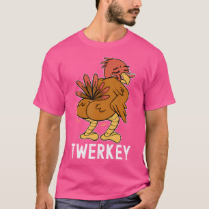 Camiseta Pavo Twerking Twerkey Pavo Divertido Baile Pavo Gr