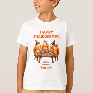 Camiseta Pavos Lindos se dan un Banquete
