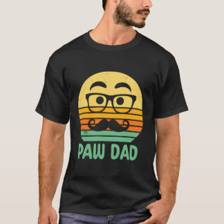 Camiseta Paw Dad Animal Lover Papi Mascotas
