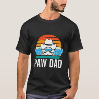 Camiseta Paw Dad Animal Lover Papi Mascotas